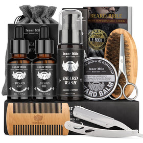 Comfy Mate Isner Mile beard kit packaging shows gift-ready presentation