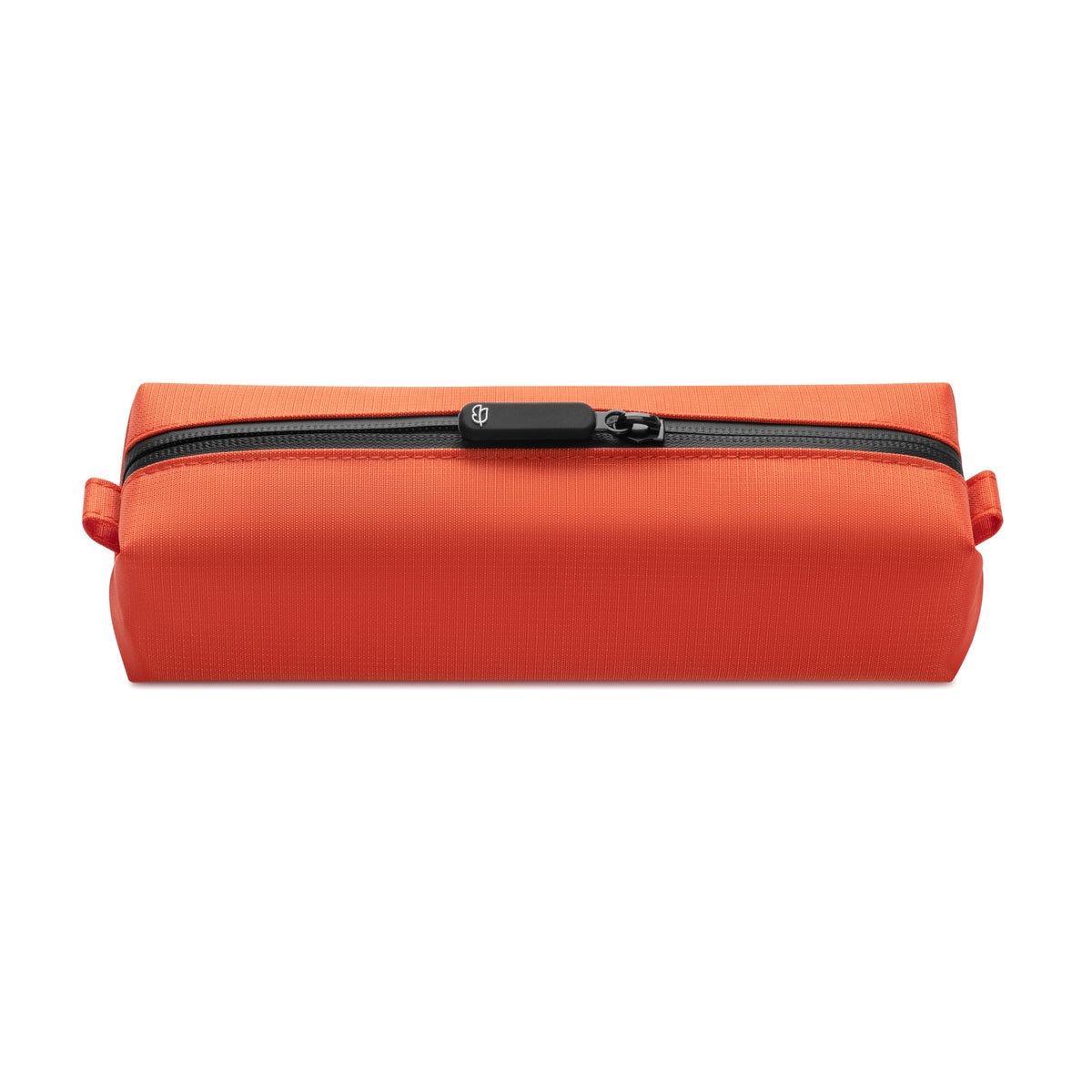 Comfyable small toiletry bag cosmic orange front view with organized essentials