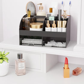 COMFYROOM dresser-top cosmetics storage keeps lipstick, nail polish, and perfume organized
