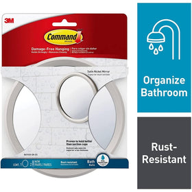 Command adhesive strips water-resistant for secure mounting