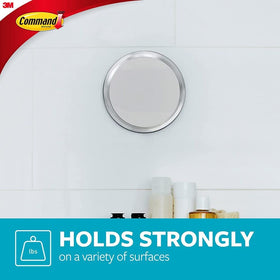 Command no tools required for bathroom mirror installation
