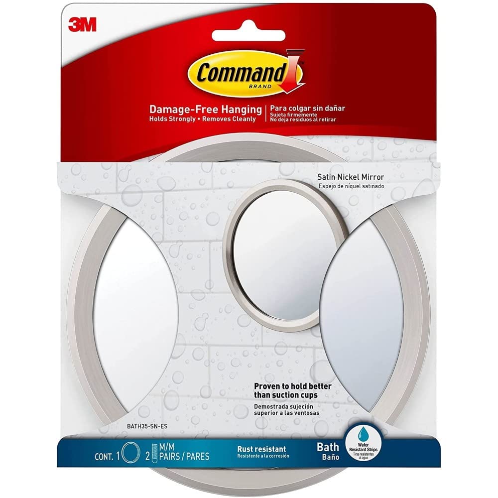 Command pack includes two mirrors and four strips