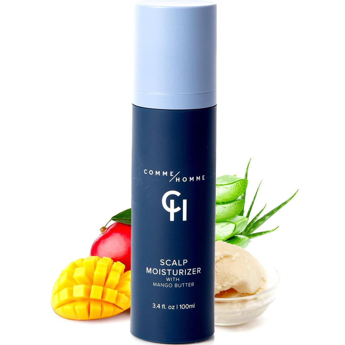 Comme Homme bald scalp moisturizer bottle for hydrated scalp and comfort