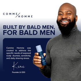 Non-greasy daily scalp care in a lightweight bottle for everyday use