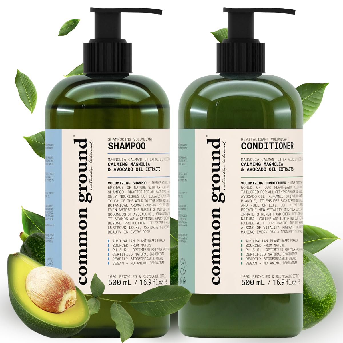 Common Ground Magnolia scent bottle with botanical notes for refreshing fragrance.