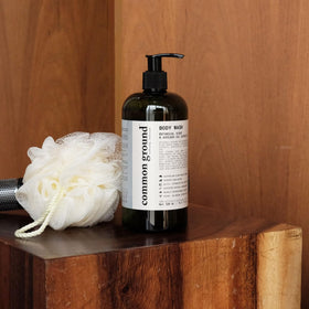 COMMON GROUND body wash suitable for all skin types and both genders.