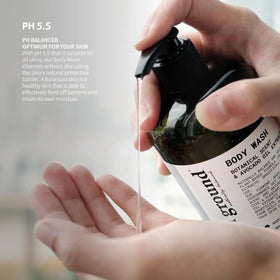 COMMON GROUND botanical freesia scent enhances daily shower experience.
