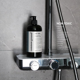 COMMON GROUND avocado oil blend nourishes your cleansing routine.