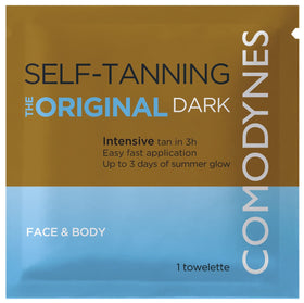 Comodynes Intensive Self Tan Towelettes for the face provide a natural glow without sun.