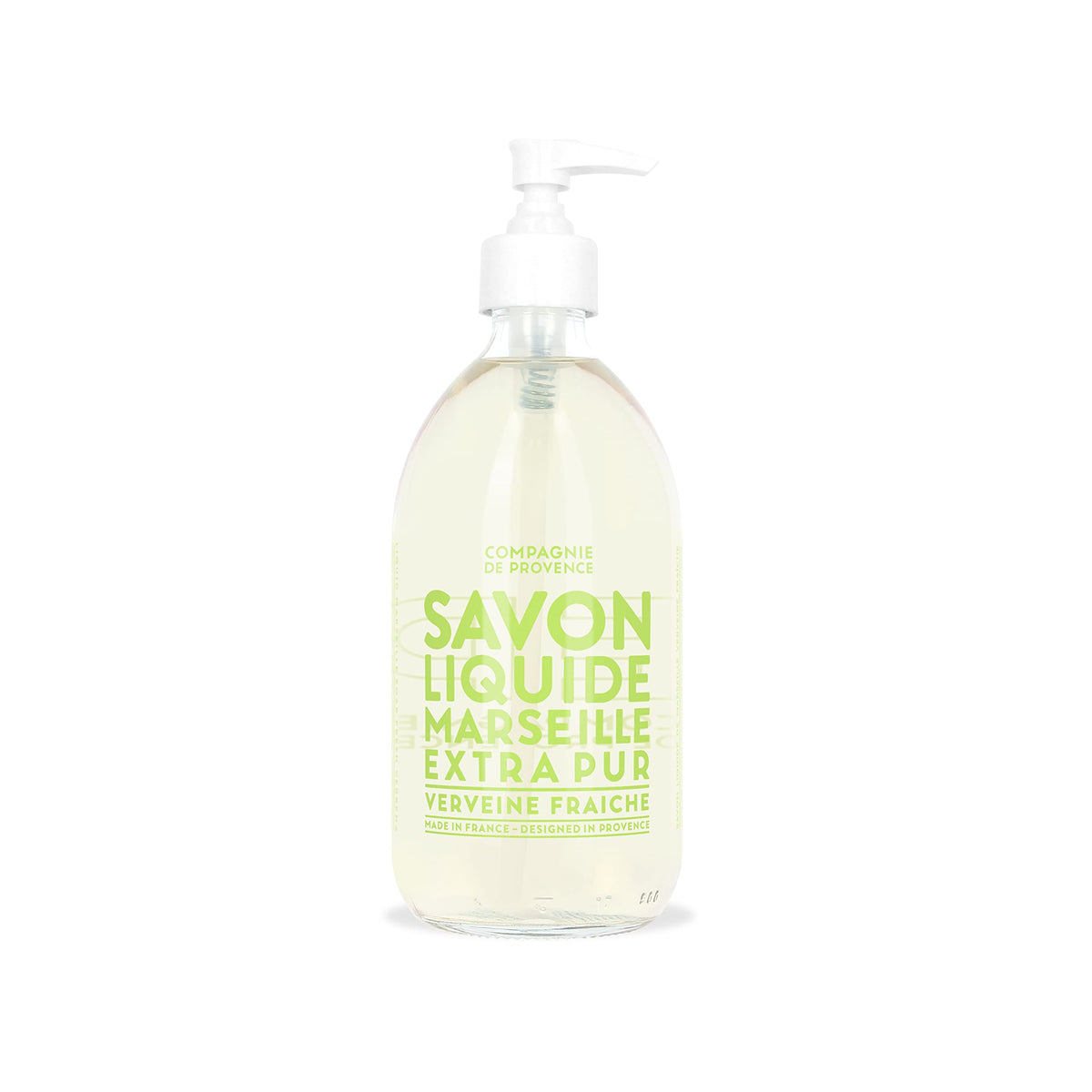 La Compagnie de Provence Savon de Marseille Extra Pure Liquid Soap in a pump bottle for everyday hand washing