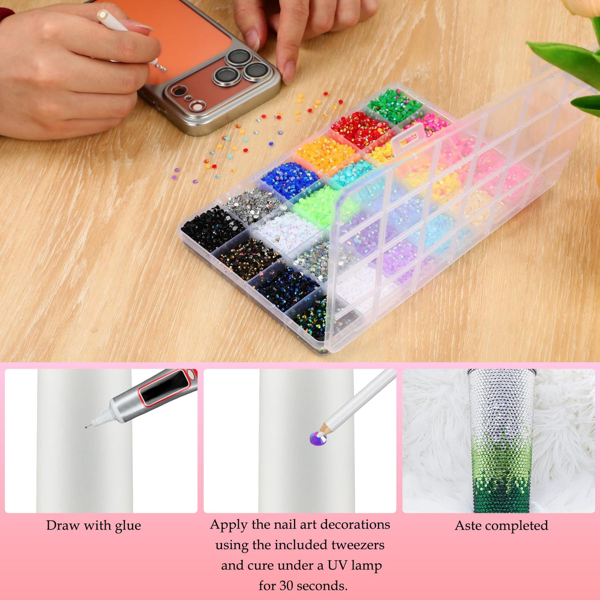Diamond art accessories ideal for large area patterns