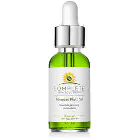 Complete Skin Solutions Phyto Gel Serum bottle, lightweight anti-aging formula for daily care.
