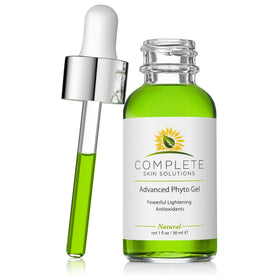 Apply drop of Complete Skin Solutions Phyto Gel Serum on clean skin for soothing hydration.