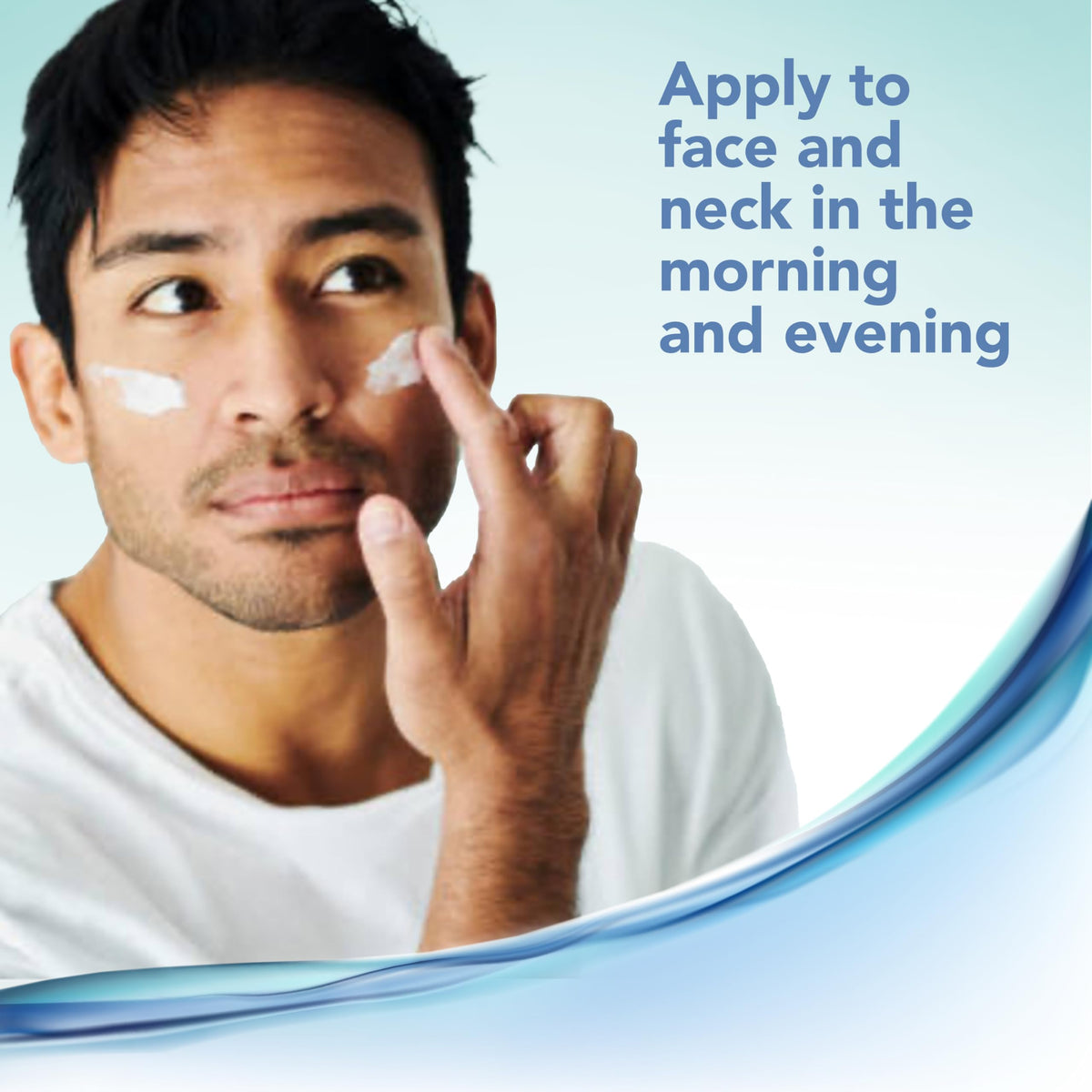 Complex 15 Daily Face Cream on face and neck demonstrates versatile daily care