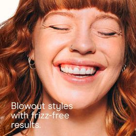 1¼-inch barrel shapes waves and curls for a faux blowout.