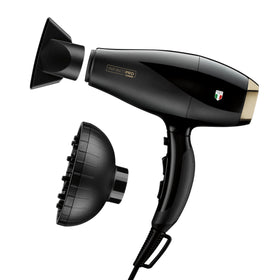 ArteBella hair dryer with diffuser attachment for defined, frizz-free curls.