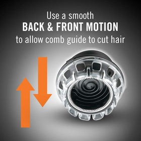 Conair barber comb for detailing the finished look