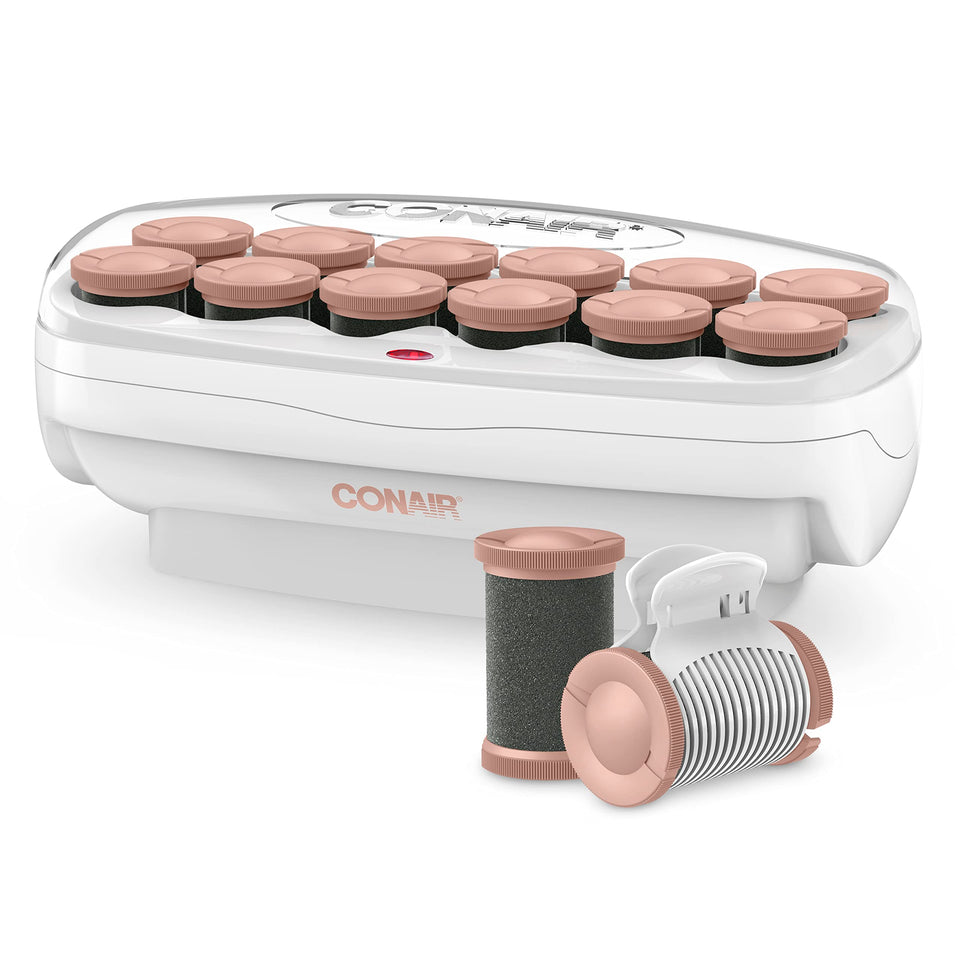 Conair ceramic 1.5-inch hot rollers pack of 12 for voluminous curls