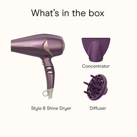 Conair Infiniti PRO provides 3 heat and 2 speed options for versatility.