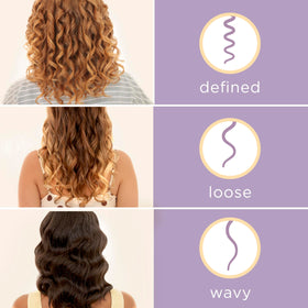 Conair Curl Secret Mini tangle-free technology protects hair during curling.