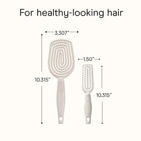 Conair Eco-friendly 85% post-consumer recycled plastic construction in Grey Luxe