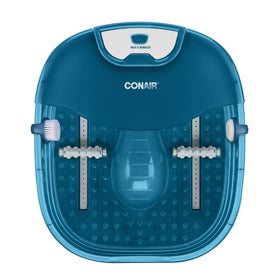 Conair Heat Sense technology warms water quickly for comfort.