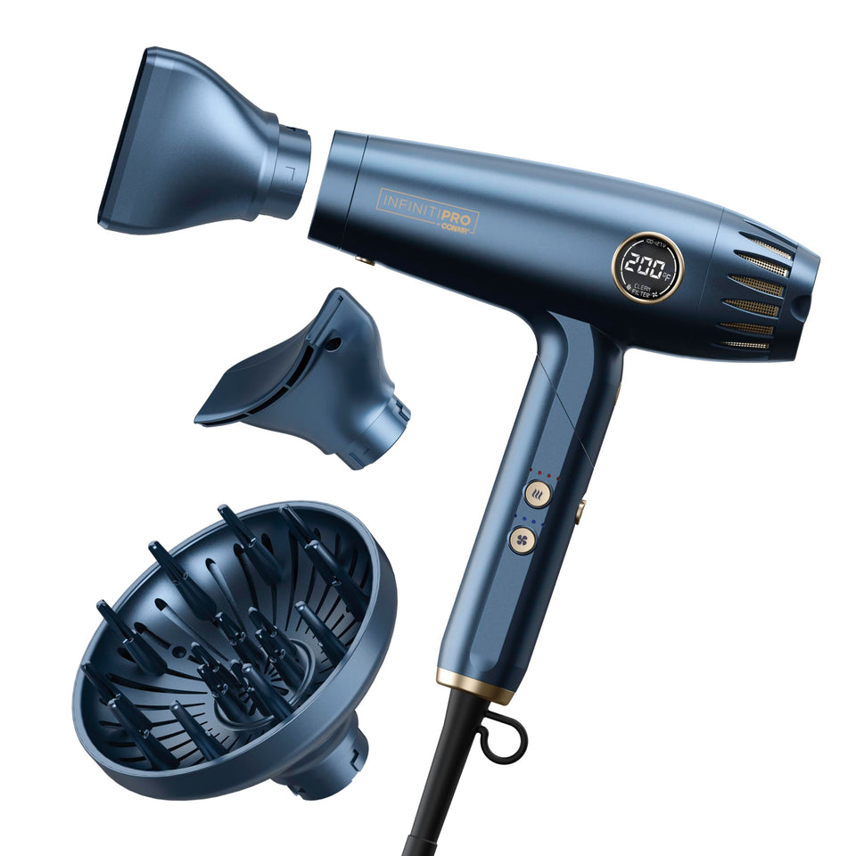 Conair Infiniti PRO 2.0 dryer with diffuser for frizz control and quick drying
