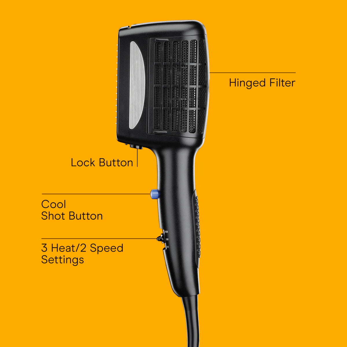Conair Infiniti Pro dual-row straightening brush for smooth straight styles