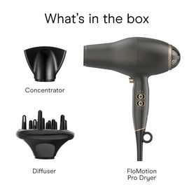 Conair Infiniti Pro Ionic Ceramic tech minimizes frizz for smoother results.