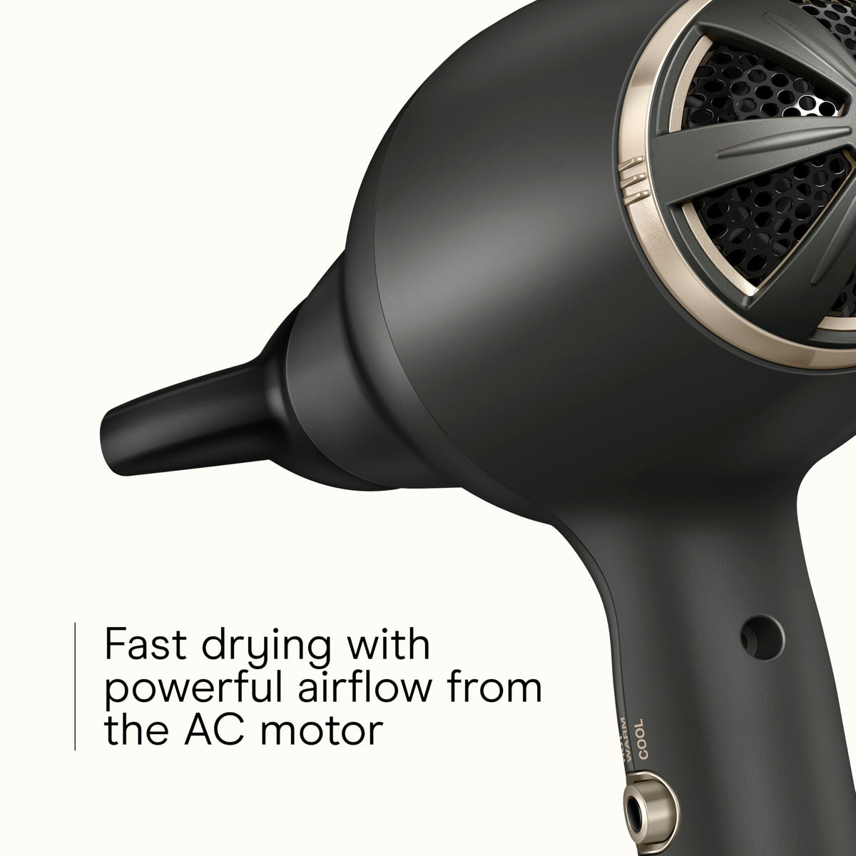 Conair Infiniti Pro Ionic Ceramic technology reduces frizz and ensures even drying.