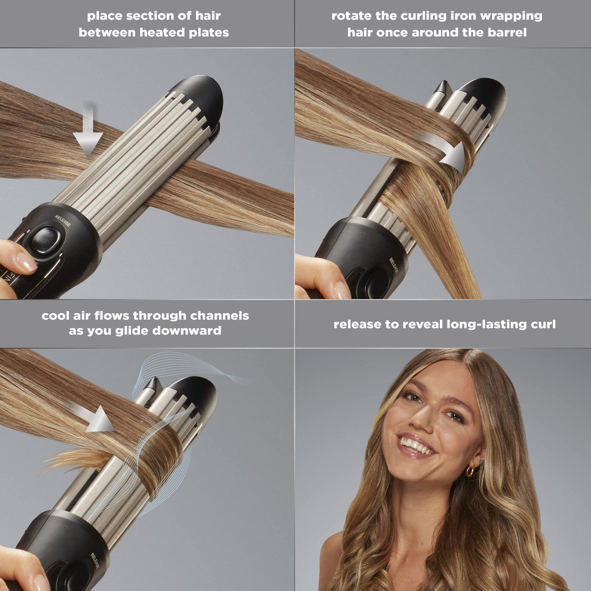 Conair InfinitiPRO fast 30-second heat up for quick styling