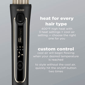 Conair InfinitiPRO three heat settings plus cool option personalize styling