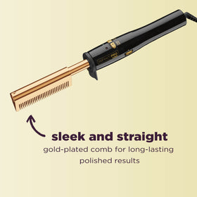 Conair INFINITIPRO heat settings display and dial for customized styling.
