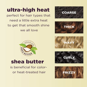 Turbo Boost indicator on the gold-plated INFINITIPRO straightening comb.