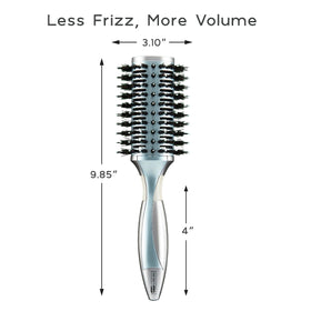 Conair InfinitiPro icy blue brush enhances styling with comfortable grip