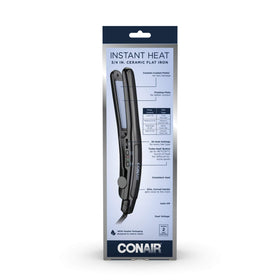 Cool tip feature of Conair flat iron supports safe handling during use