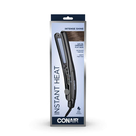 Ergonomic handle on Conair Instant Heat Ceramic Flat Iron for precise control