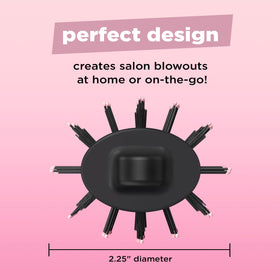 Conair Knot Dr. ceramic-tourmaline-barrel adds shine while drying.