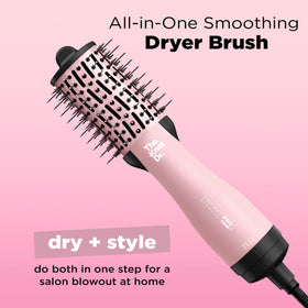 Conair Knot Dr. detangling-bristles glide through hair with minimal pulling.