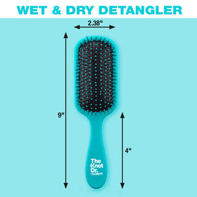 Conair Knot Dr. Pro Brite Detangler Brush scalp massage with extra-large bristles