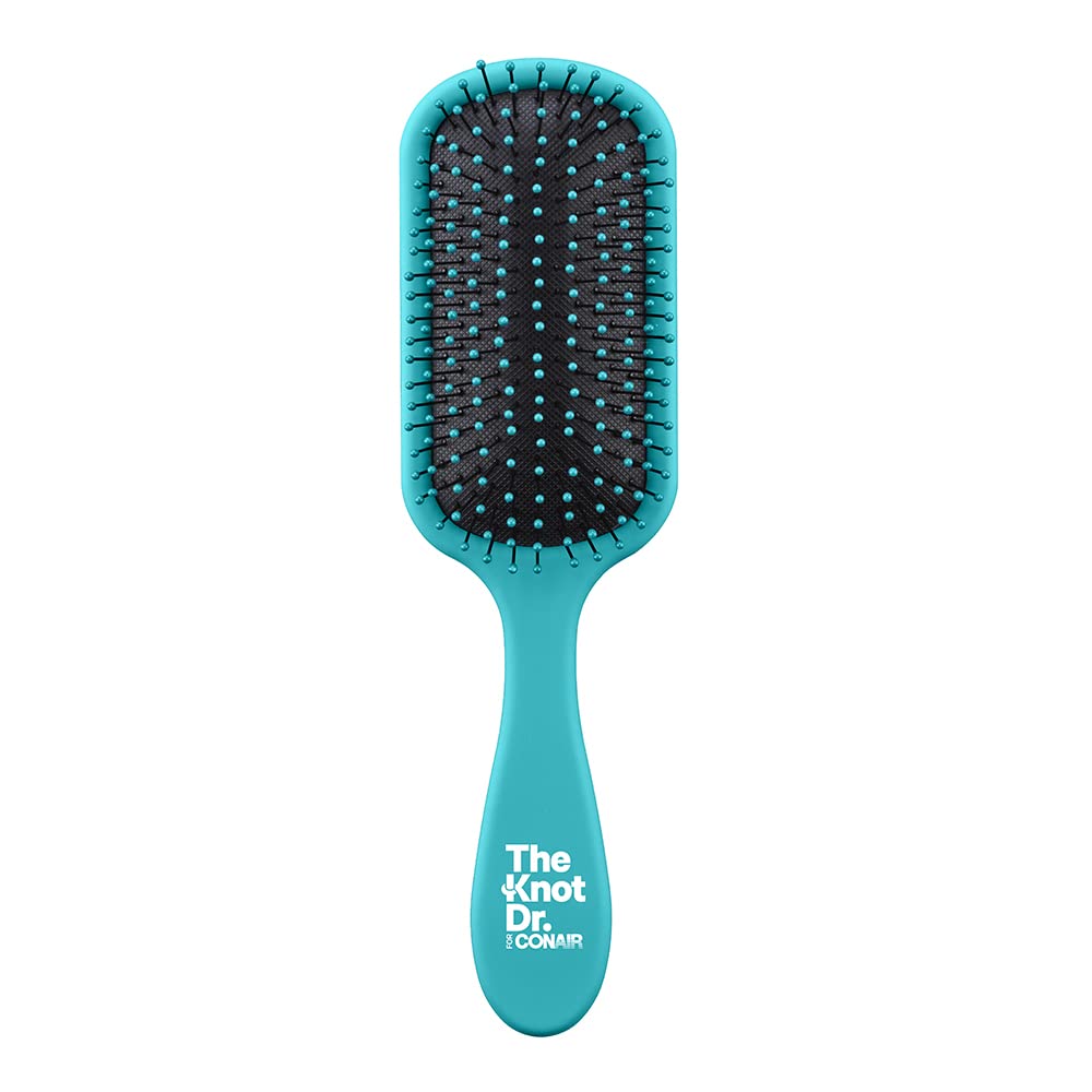 Conair Knot Dr. Pro Brite Detangler Brush soft-touch handle for comfortable styling