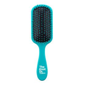 Conair Knot Dr. Pro Brite Detangler Brush soft-touch handle for comfortable styling