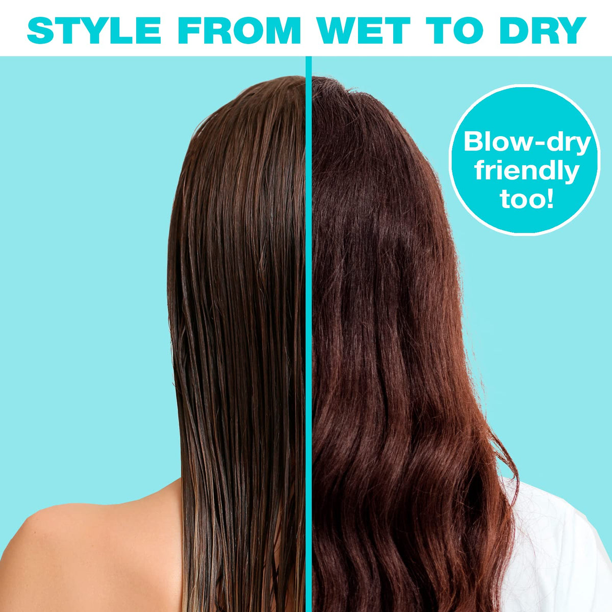 Conair Knot Dr. Pro Brite Detangler Brush versatile use on wet and dry hair