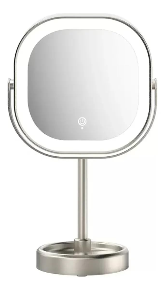 Conair Rotating Wireless LED Mirror offers cordless placement for flexible vanity use.