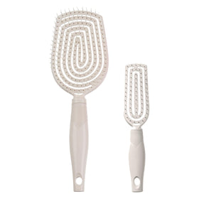 Conair Scalp Care Detangling Paddle Brush with wide panel for fast detangling on long hair