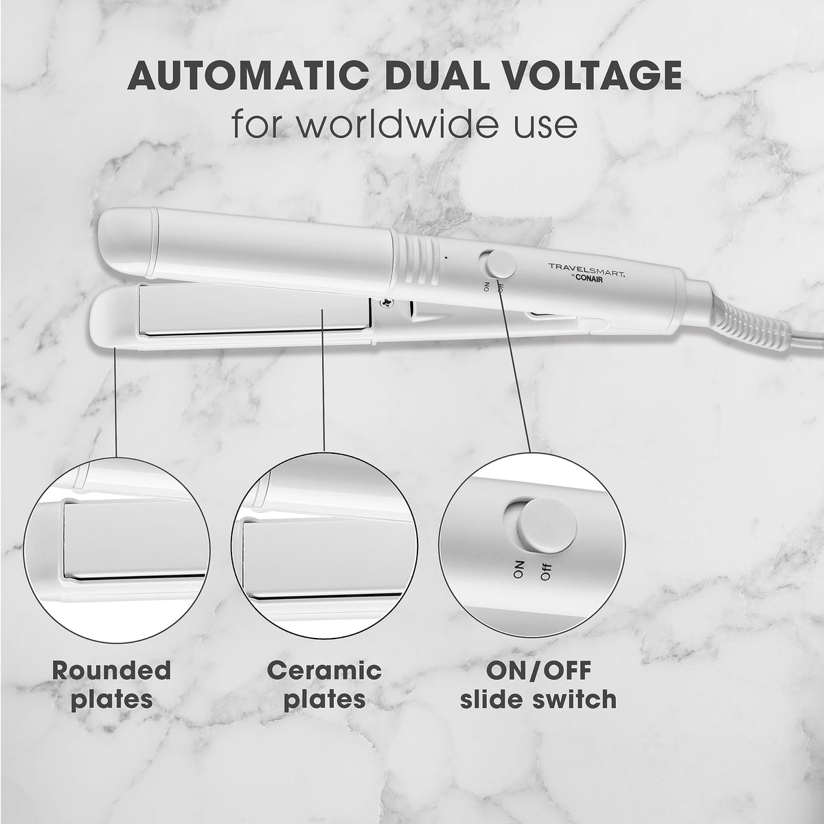 Compact mini design ideal for purses and travel