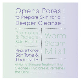 Conair True Glow mist steamer demonstrates compact design for small spaces.