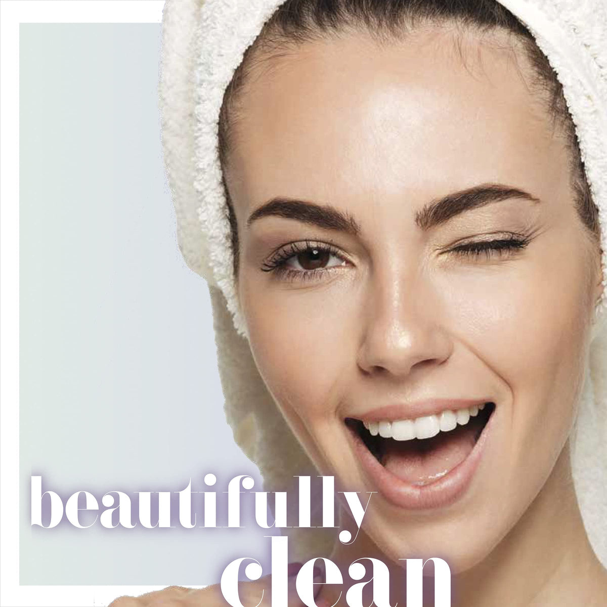 Conair True Glow device releasing hydrating mist to soften skin during routine.