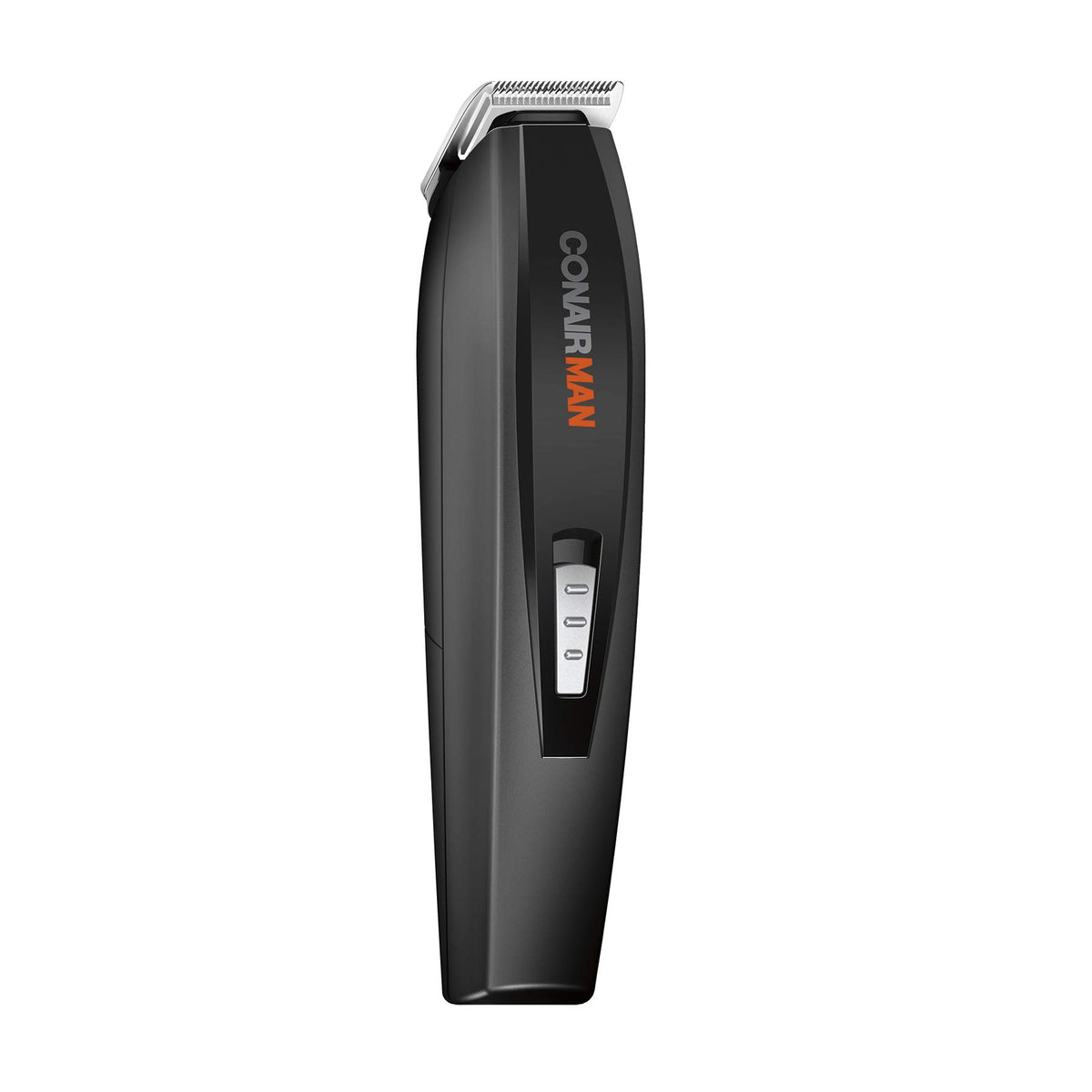 ConairMAN GMT175N 5-position comb enables adjustable length trimming.