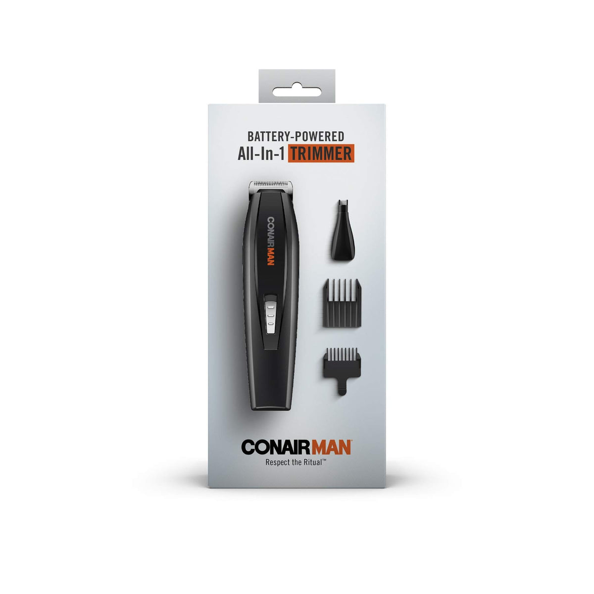 ConairMAN GMT175N storage pouch keeps tools organized during travel.